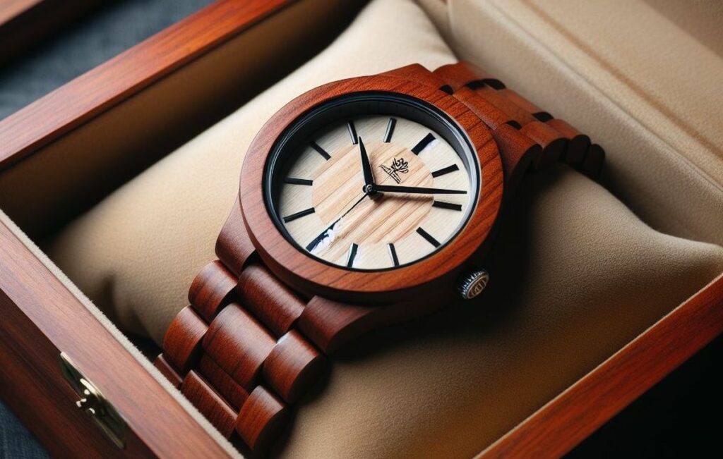 montre bois de luxe