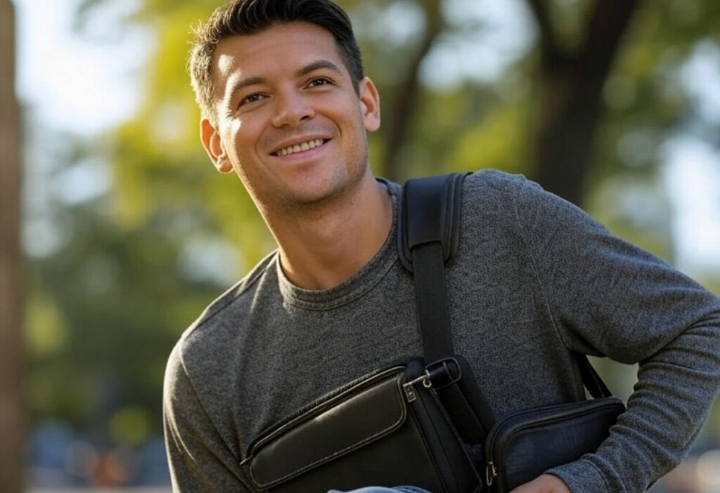 Mode sac bandoulière homme les modèles tendance pour un style urbain actif