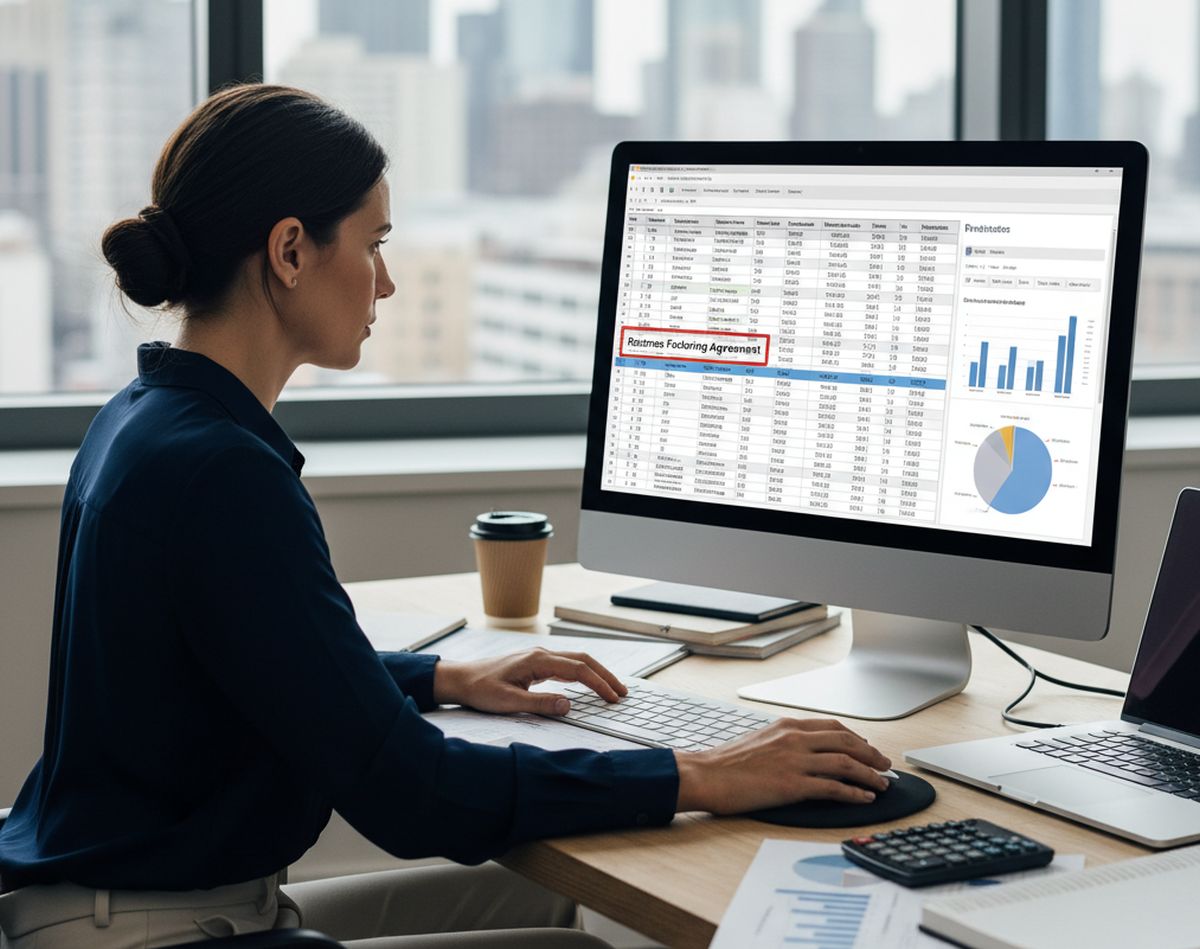 Comptabilisation de l'affacturage avec recours